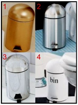 Bullet pedal Bin