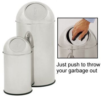Bullet Push trash Can